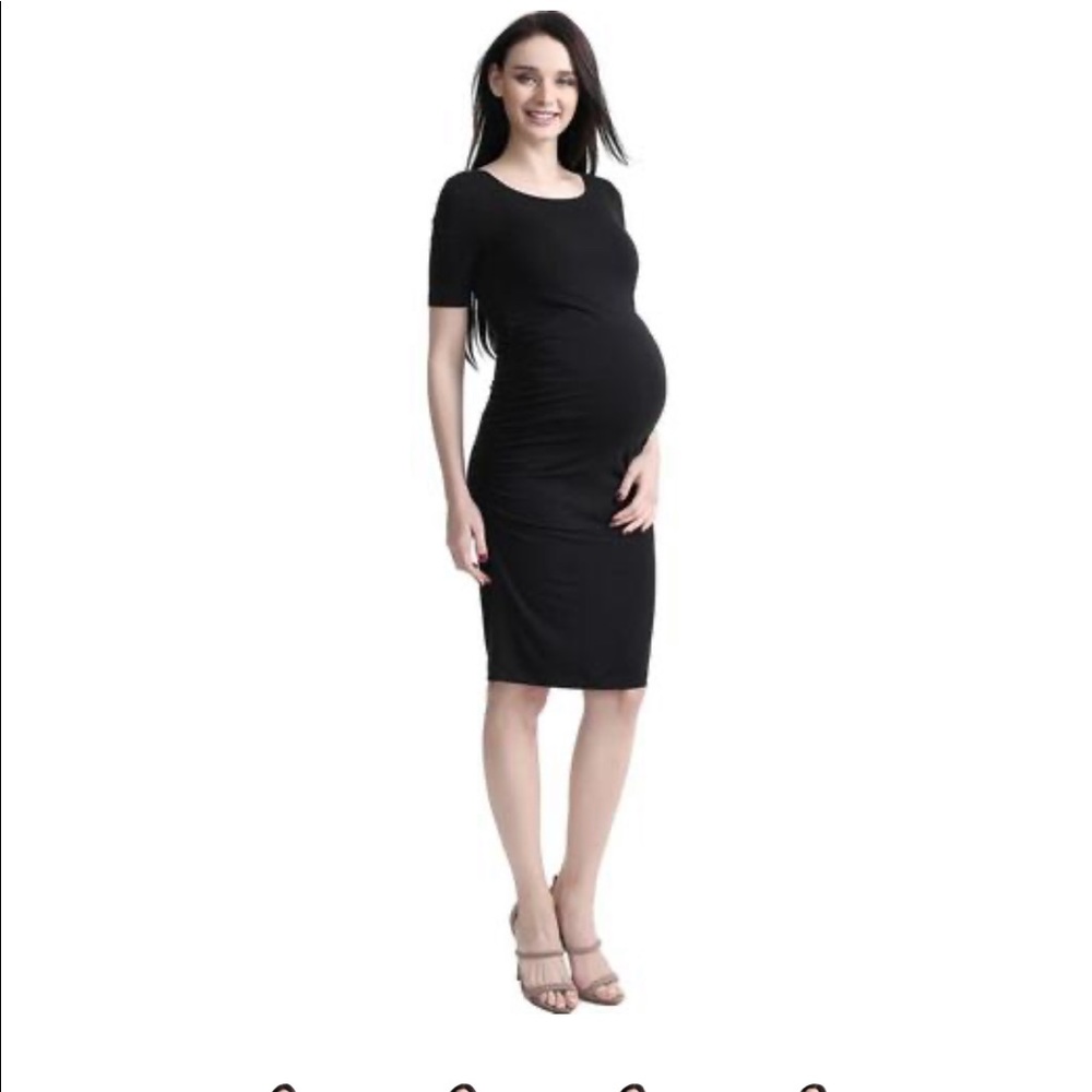 Maternity little black dress